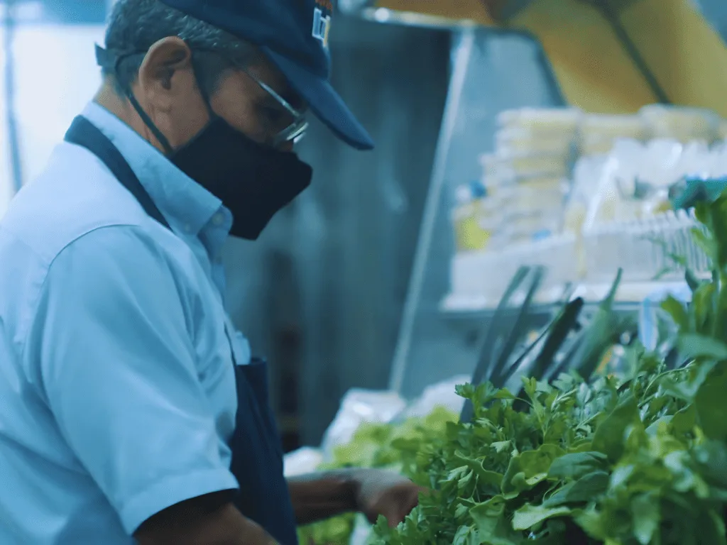 frutero del supermercado luxor